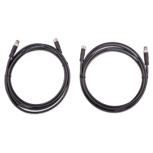 M8 circular connector Male/Female 3 pole cable 5m (bag of 2)