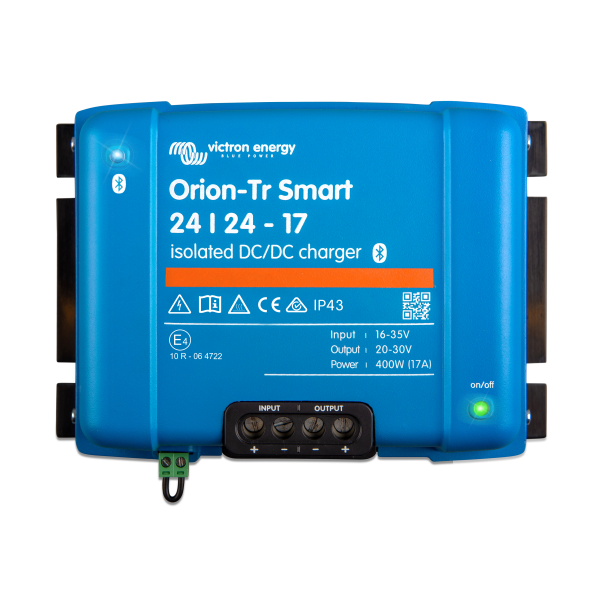 Orion-Tr-smart-24-24-17-top.png Orion-Tr Smart 24/24-17A (400W) Isolated DC-DC charger