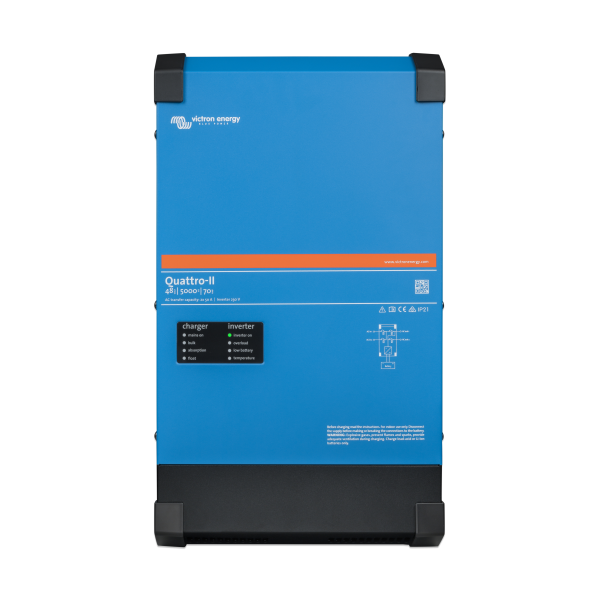 Quattro-II-48-5000-70-front.png Quattro-II 24/5000/120-50/50 230V