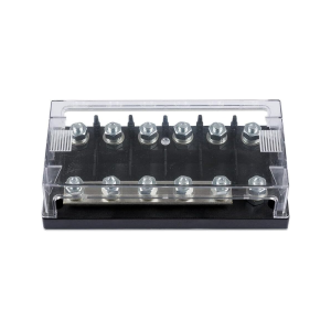 Fuse holder 6-way for MEGA-fuse