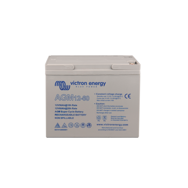 12V-60Ah-AGM-Super-Cycle-Battery-front-angle.png 12V/165Ah AGM Deep Cycle Battery